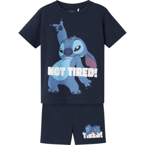 Name It Pyjama set - 2-delig - NmmArush - Stitch - Navy Blazer - Name It - 3 jaar (98) - Pyjama - Tweedelig