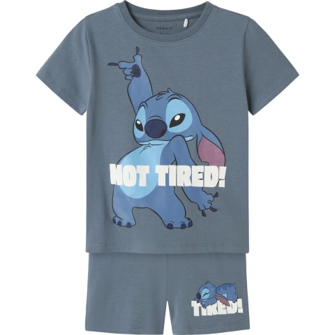 Name It Pyjama set - 2-delig - NmmArush - Stitch - Blue Mirage - Name It - 3 jaar (98) - Pyjama - Tweedelig