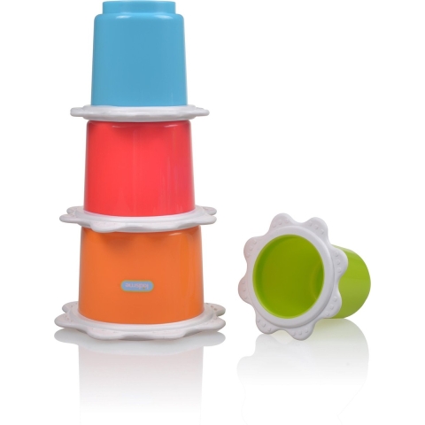 KidsMe Stapelbekers - 4 st. - KidsMe - OneSize - Bouwblokken