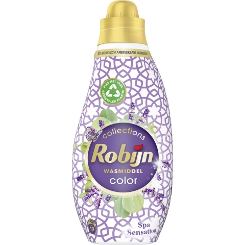 2+2 gratis: Robijn Klein&Krachtig Wasmiddel Spa Sensation 19 Wasbeurten 665 ml
