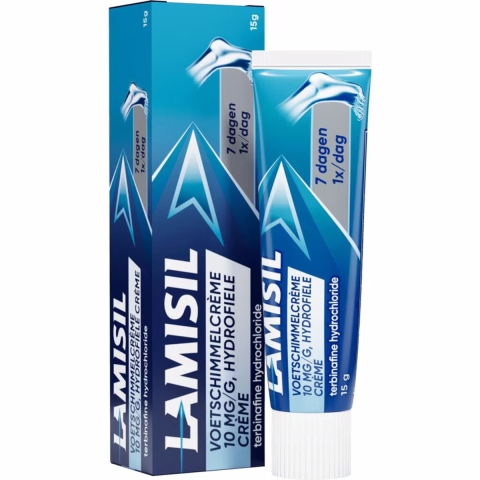 Lamisil Voetschimmelcrème Terbinafinehydrochloride 10 mg/g 15 gr