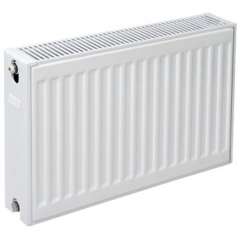 Plieger Compact Paneelradiator Type 22 - 764 Watt - Geribbelde voorplaat - Wit - 40 x 60 cm