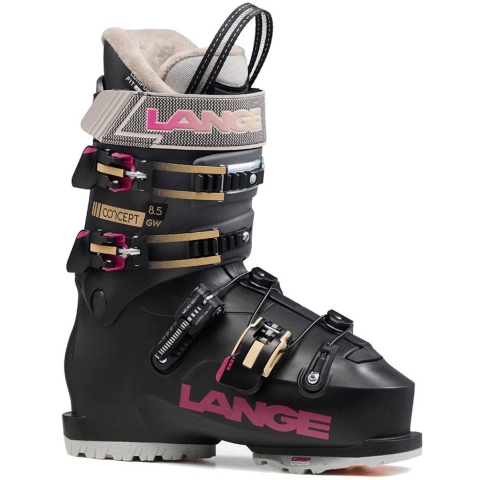 Lange Concept 85 W UHV GW piste skischoenen zwart/beige dames, 26.5