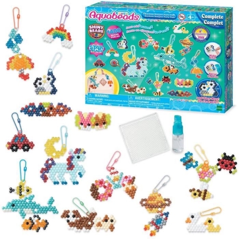 Aquabeads Kralenset - Sleutelhanger - Ontwerper Party - Aquabeads - OneSize - Creatieve Speelset