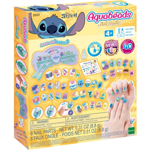 Aquabeads Nagelset - Stitch - Nagelontwerper - Aquabeads - OneSize - Creatieve Speelset