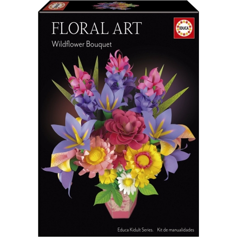 Educa Floral Art - Boeket van Wild bloemen - Educa - OneSize - Creatieve Speelset