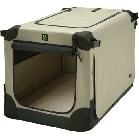 Maelson Soft Kennel - Opvouwbare hondenkennel - 3 openingen - Beige