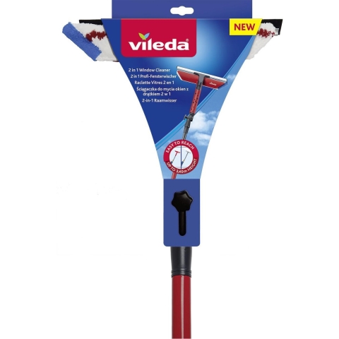Vensterwisser 2in1 met steel