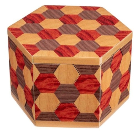 Magic Box / Secret Box– Geldkluis Honeycomb – Philos | Houten Puzzelbox