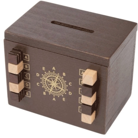Secret Box– Geldkluis Locksmith – Philos | Houten Puzzelbox
