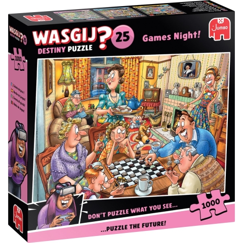 Wasgij– Destiny 25 – Spelletjesavond! (1000) – Legpuzzel – Jumbo