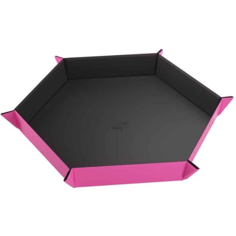 Dobbelbak Zeshoekig Roze/Zwart