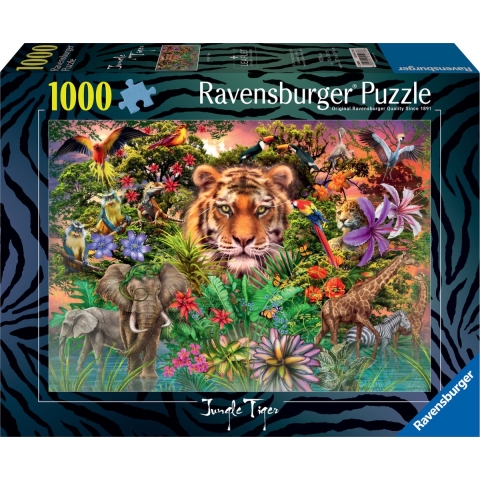 Jungle Tiger - 1000 Stukjes Legpuzzel | Ravensburger