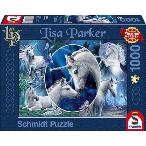 Lieflijke Eenhoorns (Lisa Parker) - Puzzel (1000)