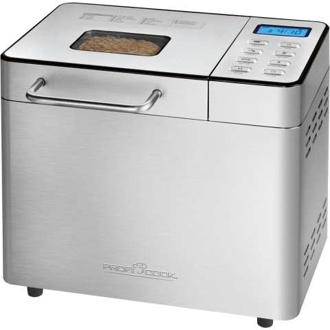 Profi Cook PC-BBA 1282 inox Broodbakmachine Anti-aanbaklaag, Timerfunctie 3.1 l RVS