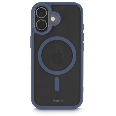 Hama Cover Apple iPhone 17 Blauw MagSafe compatible, Inductieve lading