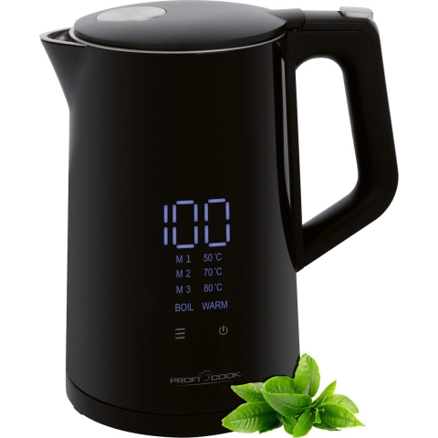 Profi Cook PC-WKS 1243 Waterkoker Aantal/Volume: 1.7 l Zwart
