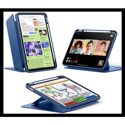ESR 1B21200202 Back cover Navy-blauw Tabletcover