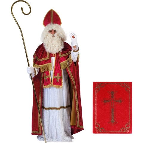 Compleet Sinterklaas kostuum inclusief boek One size -