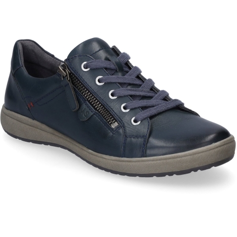Josef Seibel Caren 12 Dames Leren Sneakers Ocean
