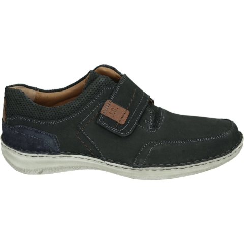Josef Seibel Anvers 83 Heren Brede Pasvorm Leren Schoenen Blauw