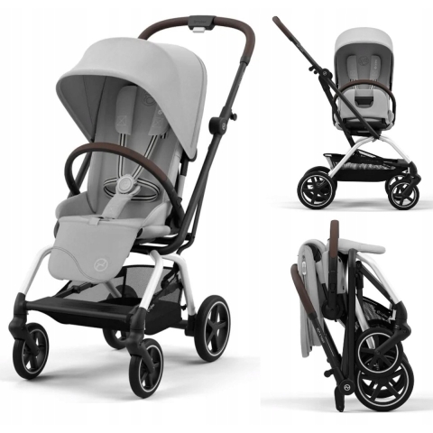 Cybex Buggy - Eezy S Twist+ 2 SLV - Mist Grey/Light Grey - Cybex - OneSize - Buggy