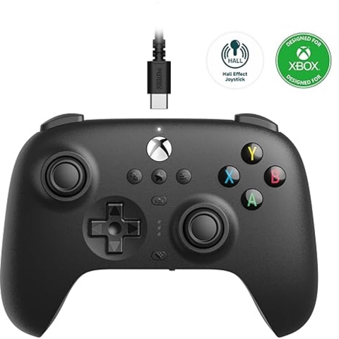 8Bitdo Ultimate Wired Controller for Xbox - Black (Hall Effect)
