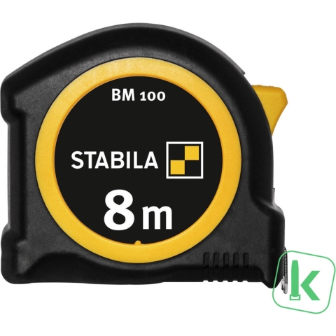 STABILA BM 100 rolbandmaat 8m metrisch - 19581