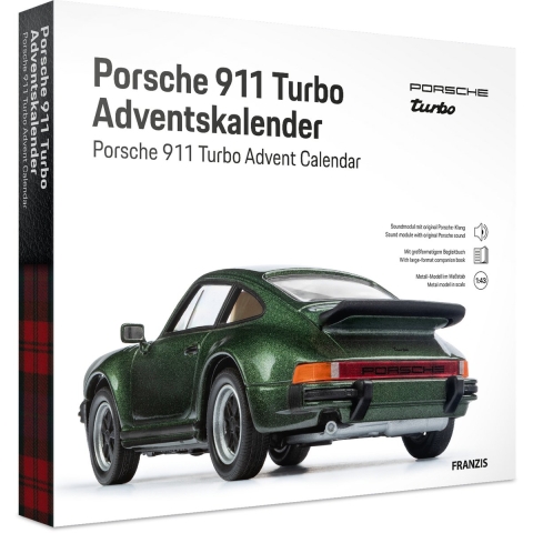 Franzis Porsche 911 Turbo Adventskalender modelvoertuig