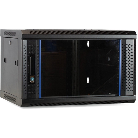 DSI 4U wandkast met glazen deur server rack