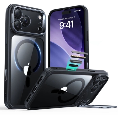 ESR Case Apple iPhone 17 Pro Max Zwart, Transparant