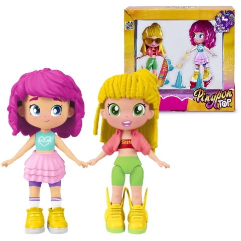 Pinypon Top Roller Girls set met tattoos