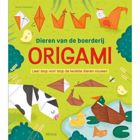 Deltas Origami dieren van de boerderij