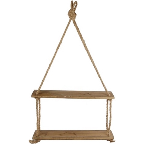 Wandplanken touw 62x16x95cm