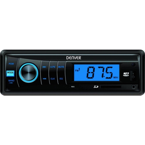 Denver CAU-444BT Autoradio enkel DIN Bluetooth handsfree