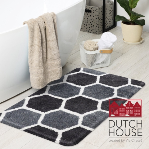 Rennes Badmat 60x90cm grijs