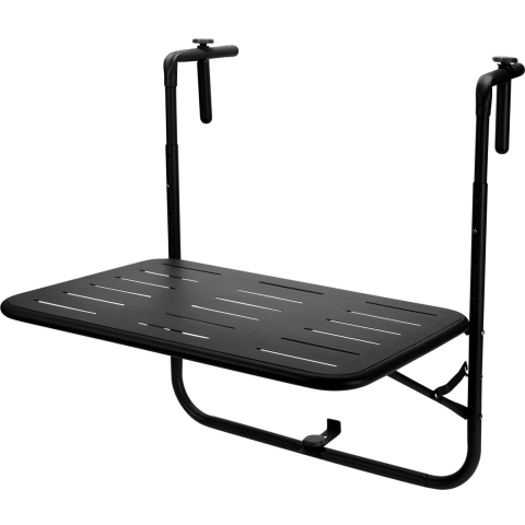 Balkontafel 60x43x70cm zwart