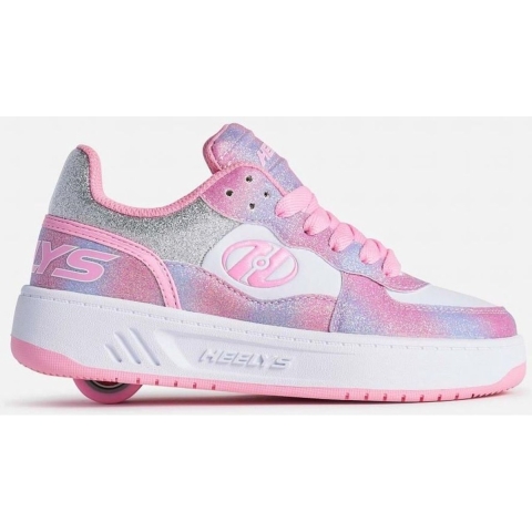 Heelys - Rezerve Low LT Pink White Rainbow - Rolschoenen - 34