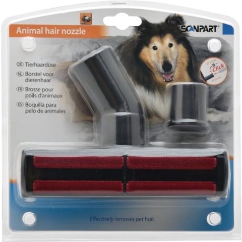 Scanpart stofzuigermond voor dierenharen 32 en 35 mm - Voor het verwijderen van honden en katten haar - Cat and dog - Geschikt voor AEG Bosch Electrolux Miele Moulinex Nilfisk Panasonic Philips Rowenta Siemens - Universeel