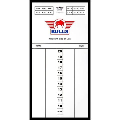 Bulls Styreen Scorebord 30x60 cm