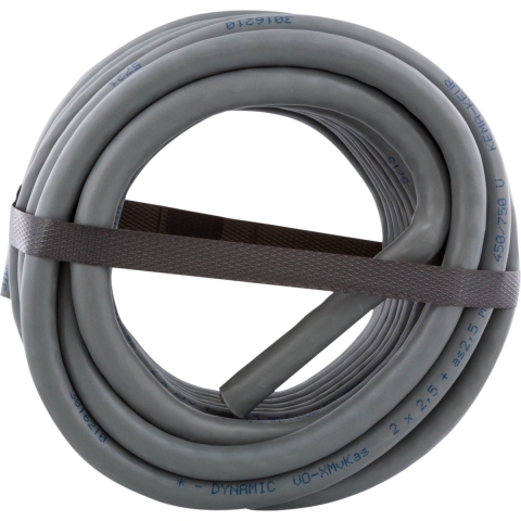 Grondkabel XMVK-AS 2 x 2.5 mm². 10 m grijs - 03.007.46