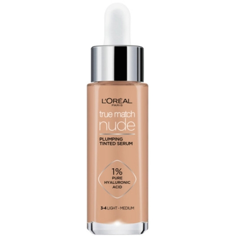 2x L'Oréal True Match Nude Getint Serum 3-4 Light Medium 30 ml