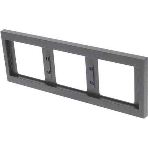 Berker K1 Afdekraam | Inbouw | 3-voudig | Antraciet - 66.022.24
