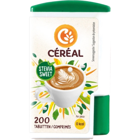 6x Céréal Stevia Sweet 200 tabletten