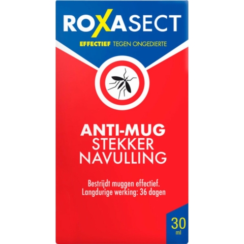 3x Roxasect Anti-Mug Stekker Navulling 30 ml