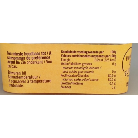 2x De Traay Zonnebloem Biologische Raathoning 250 gr