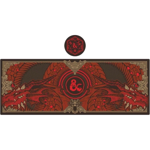 Diverse Dungeons and Dragons: Desk Mat & Coaster Set gaming muismat