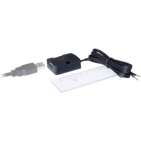 ProCar Flache Power USB Steckdose 12-24V/DC 3A Flat-USB-aansluiting 12-24V / DC 3A Stroombelasting (max.): 3 A Geschikt voor USB A Power USB stopcontact 12 V