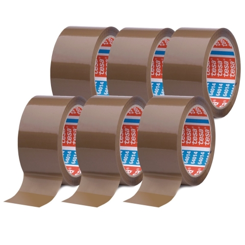 tesa tesapack 64014-501-00 Plakband Bruin (l x b) 66 m x 50 mm 6 stuk(s)