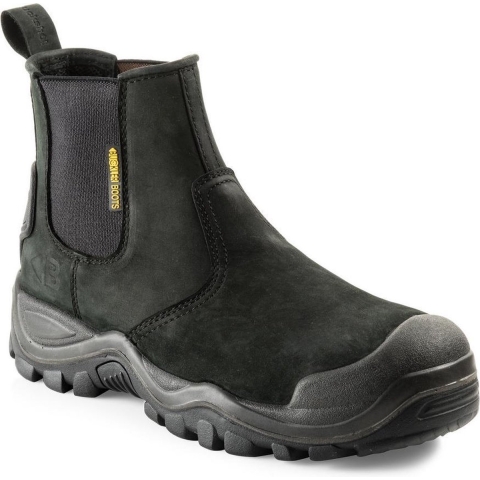 BuckBootz Instapper BSH006 Hoog S3 + KN | Zwart BSH006BK | Maat 40 - 00.176.027.40
